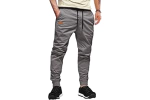 AlvaQ Pantalones De Trabajo Hombre Pantalon Chandal Hombre Joggers Largos Pants Cargo Hombre De Ocio con Bolsillos