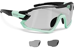 Bertoni Occhiali Ciclismo Running MTB Sci Paddel Tennis Sport Polarizzati Fotocromatici mod. Quasar