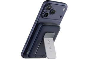 URBN 10000mAh Frost MagSafe Power Bank with Built-in Stand | 15W Magnetic Wireless Charging | 20W USB-C PD Fast Charging | Ultra Compact | Pass-Through Charging | MagTag Ring | (Blue)