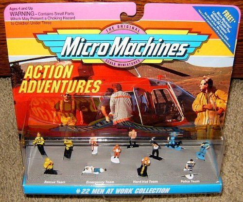 Preisvergleich Produktbild Micro Machines Men at Work #22 Collection by Galoob MicroMachines