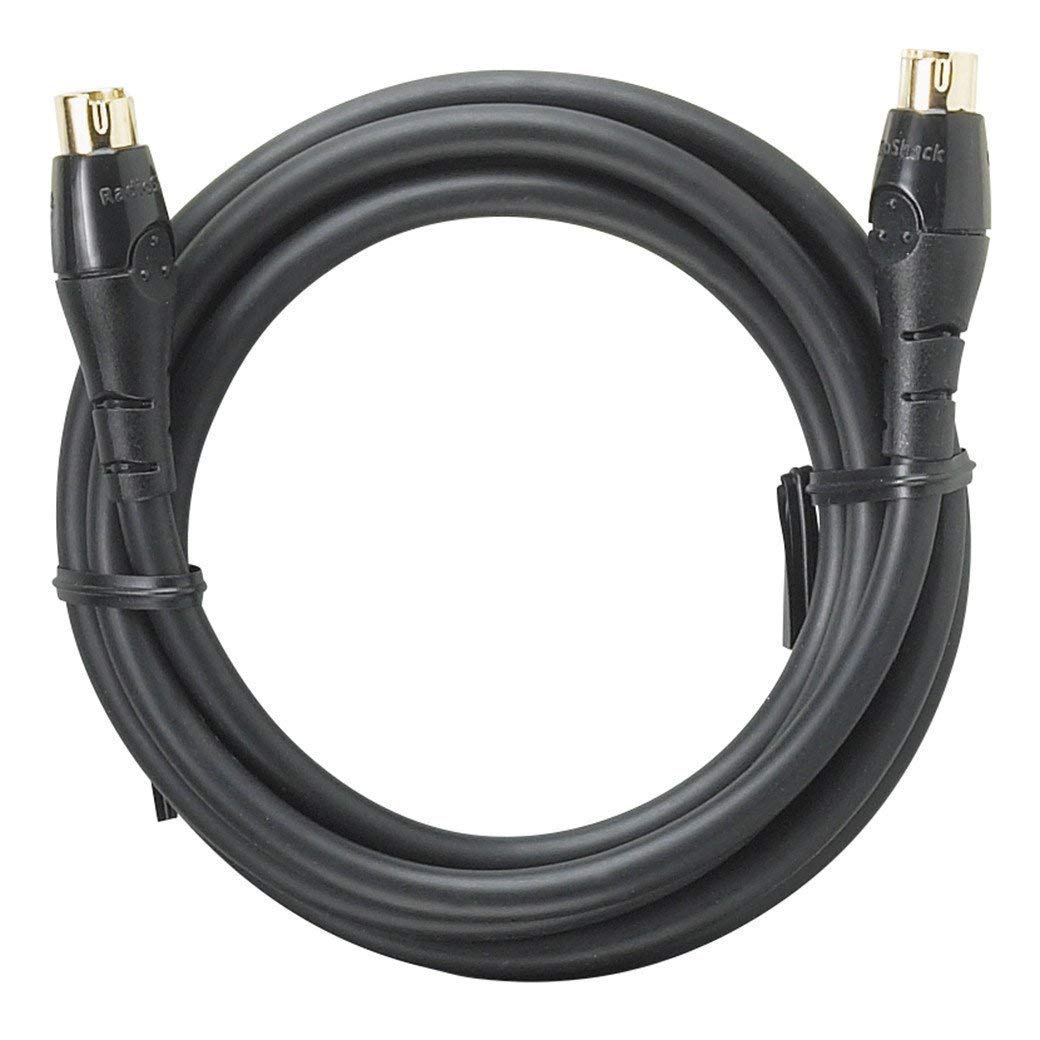 CABLESETC RADIOSHACK 15-227 Pure OFC Copper 4 Pin S Video SV to 4 Pin S Video SV Male Cable - 12 Feet