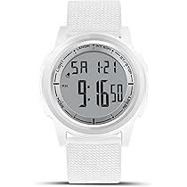 HANPOSH Herenhorloges Digitale Horloges voor Mannen Waterdichte Polshorloge Sporthorloge met EL-achtergrondverlichting/Stopwatch/Alarm, Leger