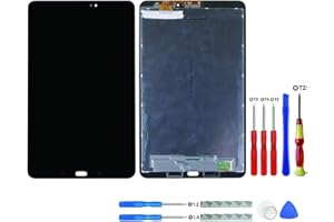 swark Écran LCD compatible avec Samsung Galaxy Tab A 10.1 (2016) SM-T580 (noir sans cadre) + outils