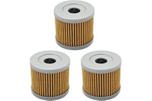 Cyleto Oil Filter for LTZ400 QUADSPORT Z 2003 2004 2005 2006 2007 2008 2009 2012 2013/LTZ 400 QUADSPORT Z LE 2008 2012 (Pack of 3)