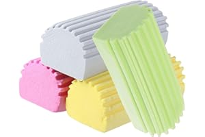 AJUNLKVDR Lot de 4 éponges à poussière Damp Duster, éponges de nettoyage de la poussière, éponges de nettoyage de la poussière, éponges à vaisselle, éponges de cuisine, éponges de nettoyage