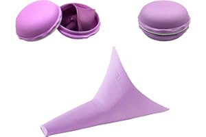 SPRACCUEIL She we Travel Urinoir portable pour femme Shewe Urinoir pour femme Entonnoir d'urine pour femme Dispositif d'urinoir pour femme She we Travel Femme pour voiture (violet)