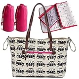 Pink Lining Notting Hill Tote Black Cabs Wickeltasche
