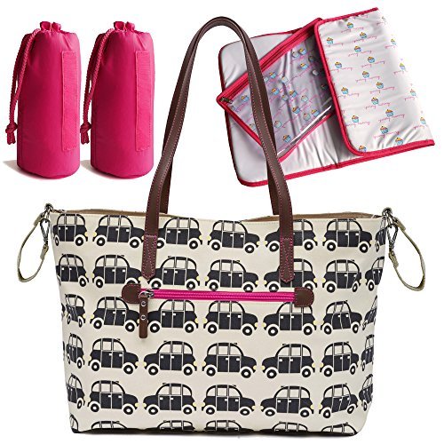 Preisvergleich Produktbild Pink Lining Notting Hill Tote Black Cabs Wickeltasche