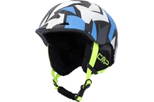 CMP - Casco da sci per bambini Xj-4, River-Yellow Fluo, S