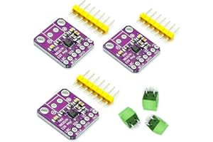 Hailege 3pcs MAX98357 Class D Audio Amplifier Board I2S 3W DAC Decoder Breakout Module Filterless Audio AMP Board