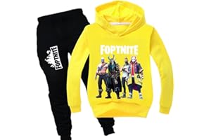 zhaojiexiaodian Traje deportivo para niños con estampado de dibujos animados en 3D, sudadera casual para niños, sudadera con capucha y pantalones