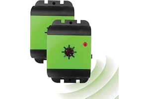ISOTRONIC® Répulsif Contre Les Martres pour Protection Voiture, Grenier et Cave - Répulsif chassant Contre Martre à Ultrason sans piège - Installation Facile et Effet Durable, 2 pièces