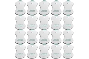 PYEUIFT electrodes 20 pcs d’électrodes pour les appareils, électrodes avec connexion à bouton-pression