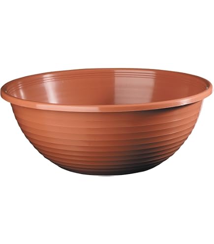 Frontale colmo tondo tegola plastica color terracotta - conf. 2 pz