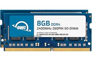 OWC Actualización de Memoria de 16GB (2 x 8GB) 2400MHZ DDR4 SO-DIMM PC4-19200 para iMac 2017 de 27 Pulgadas con Pantalla Retina 5K