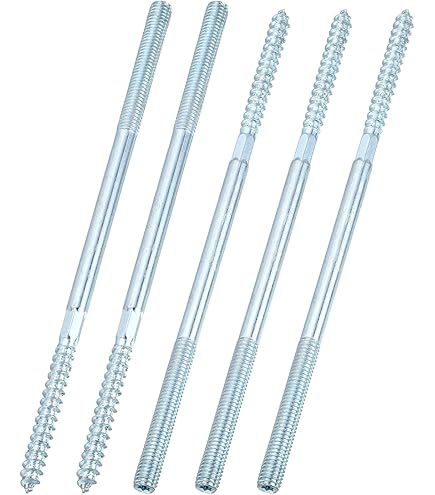 8mm / M8 X 130 A2 Stainless Steel Hanger Bolts Wood To Metal Dual