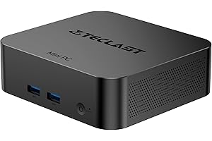 TECLAST Mini PC N20Pro, Intel Alder Lake N95 (fino a 3.4GHz), 16GB DDR4 1TB M.2 SSD Mini Computer(1TB Supportato), piccolo pc WiFi 6/BT 5.0, Dual HDMI, RJ45, USB2.0/3.2, 4K UHD PC Fisso Per Ufficio