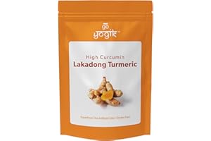 Go-Yogik Lakadong Turmeric Powder-5.3oz/150g, Non GMO, Gluten Free, High Curcumin(7-9%)- Third Party Tested for Heavy Metals & Purity| Traditionally grown- Direct from India.