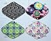 3 Pieces 12 Inch Heavy Flow Charcoal Bamboo Mama Cloth/ Menstrual Pads/ Reusable Sanitary Pads - You Choose 3 Designs From 19 and Send Message to Me
