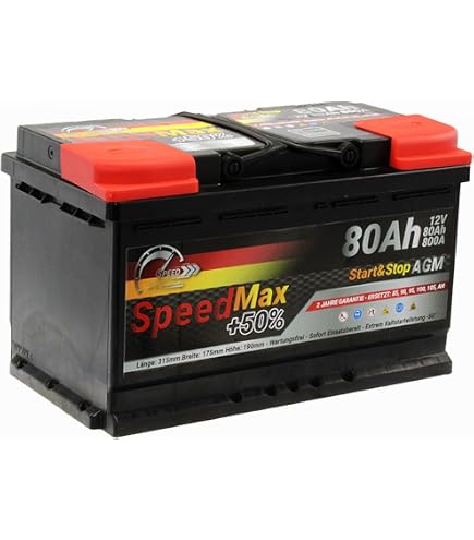 VARTA Automotive DYNAMIC AGM (A6) 12V 80Ah 800A Lead Acid Car