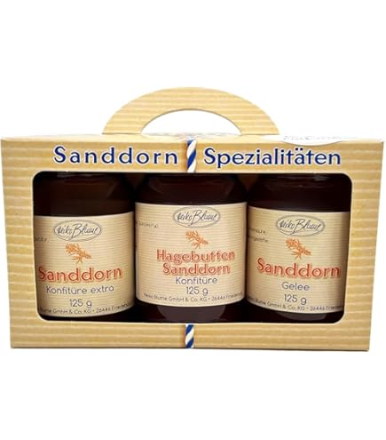 19,38 EUR/kg) Probierpaket Sanddornkonfitüre "extra" (240g