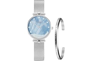 VICTORIA HYDE Reloj de Pulsera analógico de Cuarzo para Mujer con Esfera de nácar