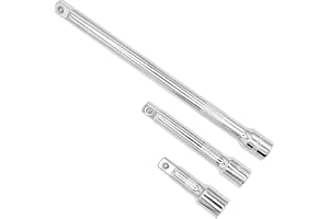 DAKCOS 3-delade förlängare 1/2" för hylsor och hylsnyckel, CR-V