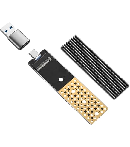 Boîtier SSD M.2 NVMe ANYOYO M02Air – USB 3.2 Gen 2 10Gbps – Avec Ventilateur