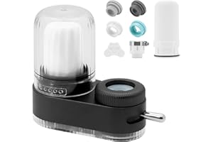 Yuhtech Tap Purifier, Flow Pure Tap Filter, Kitchen Faucet Water Purifier, 7 Layer Composite Cartridge Water Filter Tap, Suitable for Most Faucets