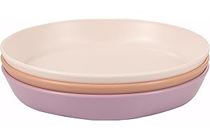 Tiny Twinkle kinderteller Baby Teller 3er-Pack BPA-freie Tassen, Teller und Schüsseln Sets für Kinder und Kleinkinder - Polypropylen Kunststoff-Geschirr-Set