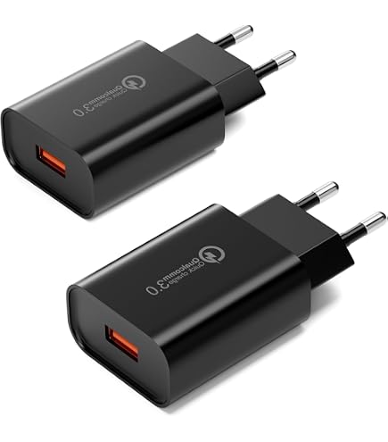 Qoltec 51106 Caricabatterie USB Da Parete 5V 1A Con Cavo Incluso