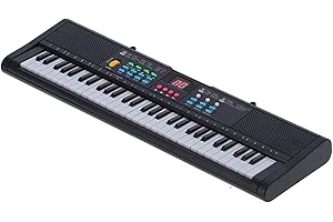 CUEI Electric Piano, 61 Keys Screen Keyboard Piano Digital Earphone Jack for Performance for Beginner Child Adult (CUEIm0eh6d2493778)