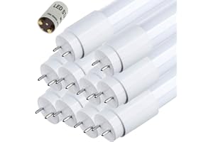 Sigmaled lighting - TUBO LED T8 G13 60cm 9W PROFESSIONALE - Alta efficienza 1170lm (130lm/W) - Luce bianca NATURALE 4000K - Sostituisce neon 18W - Fascio 300° - LED starter fornito - PACK da 10