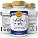 Produktbild Prämie Brain Boost Nootropics Max-Stärke-Komplex von Vitaminen für Gedächtnis, Fokus, Konzentration, kognitive Funktionserweiterung und Neuro-Ernährung - 60 Kapseln 2 Monate Versorgung - und kein Risiko 100% Geld-zurück-Garantie. Von Feel Good Gold.