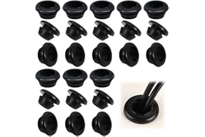 AWOGIPD 24 pcs piedini in gomma, guide in gomma, guide in gomma di protezione per fornelli da camper compatibili con aste da 5 mm di Dometic, Smev e Thetford