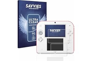 savvies Protection Ecran pour Nintendo 2DS 18 Pièces - Film Protection Ultra Clair