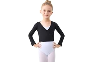 boruizhen Chaqueta de Ballet Algodón Cardigan de Danza Manga Larga Chaquetas de Danza para Niña Mujer