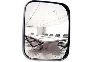 BETLREO Verkehrsspiegel Weitwinkelsicherheit Konvexe Familie Einfahrt Garage Krankenhaus Parkplatz Verkehrssicherheit Single Dot Spiegel, Innen- und Außenbereich (Size : 20 * 24cm)