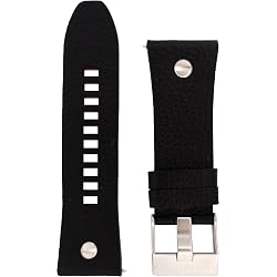 Bracelet En Cuir Noir Diesel - Mixte - Longueur Ajustable - Neuf Sans Emballage
