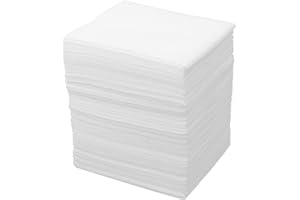 SEWRORO Lot de 100 éponges de gaze non tissées stériles médicales pour soins de plaies, fournitures de, 20 x 20 cm