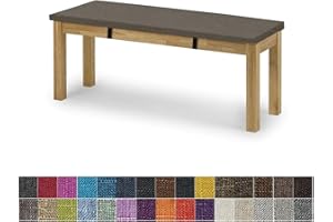 yaoumeo Bankauflage Sitzkissen,Bankkissen,100x40x5cm Gartenbank Auflage,Waschbar-Abnehmbarem,Mehrere Farbgrößen Verfügbar(Kaffee Grau)