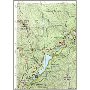 Mapa travesia alrededor de llardana o posets 1:25000