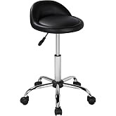 Yaheetech Swivel Bar Stool Living Room Chair Height Adjustable 55-70cm | Vanity Chair, with Backrest, 360&deg; Swivel Professiona