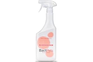 BactPro - BactPets Geruchs- und Fleckenentferner für Hunde und Katzen - Entfernt Urin von Textilien und Oberflächen - Professioneller biologischer Aktivator - Spray 700 ml