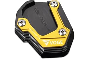 CCYYMOWOK Piastra Supporto Laterale Estensione Cavalletto Moto Accessori per Voge Valico DS900X DS525X DSX525 DSX900 525 900 DSX 525dsx 900dsx VOGE 300 Rally 2024 2025 (Oro)