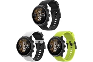 Gransho Compatible con Suunto Spartan Sport Wrist HR / 9/9 Baro / 7 Watch Strap, Soft Silicone Classic Sport Replacement Watch Band