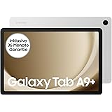 Samsung Galaxy Tab A9+ Wi-Fi Android-Tablet, 64 GB Speicherplatz, Großes Display, 3D-Sound, Simlockfrei ohne Vertrag, Silver,