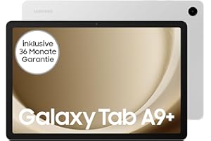 Samsung Galaxy Tab A9+ Wi-Fi Android-Tablet, 64 GB Speicherplatz, Großes Display, 3D-Sound, Simlockfrei ohne Vertrag, Silver,