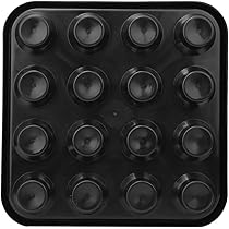 Billardkugel Halter Für 16 Bälle - Schwarz, Robuster Aufbewahrungskasten