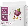 MAKUKU Baby Air Diapers Slim TAPE,Disposable Baby Diaper,M size, Suitable for 6-11kg, Suitable for 4-6months,36 Diapers